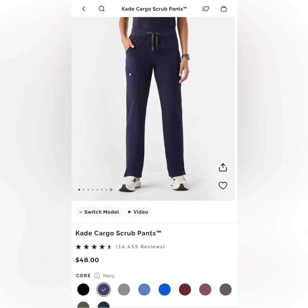Figs Kade Cargo Scrub Pants - Picture 5 of 5